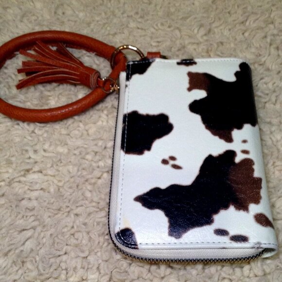 Painted Pony Wristlet; Whimsical Cowgirl, Tassel, Bohemian, Western Chic, Rodeo - Picture 1 of 5